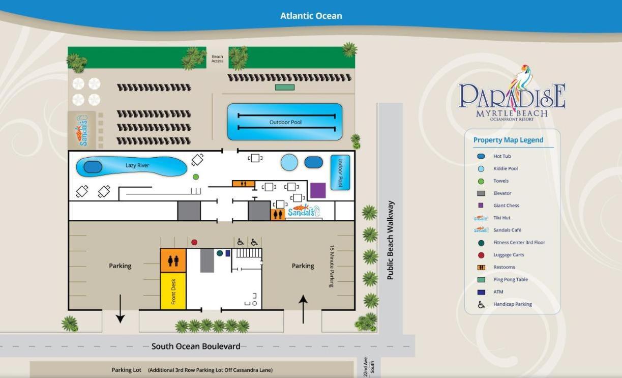 Paradise Resort Unit 1407 Myrtle Beach Exterior foto